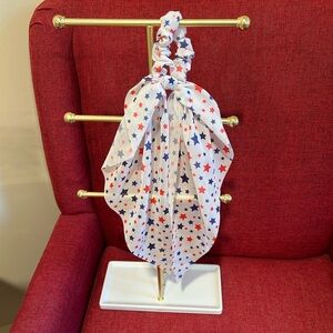 Star Patterned Hair Scrunchie